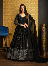 Gown Like Soothing in Black Colour